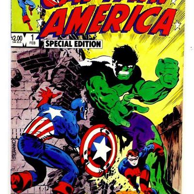 CAPTAIN AMERICA Special Edition #1 Steranko Cover Art 1st App Madame Hydra 1984 Marvel Comics