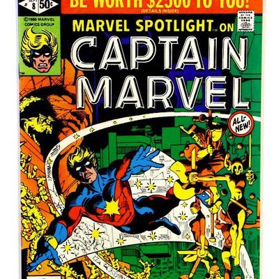 Marvel Spotlight #8 CAPTAIN MARVEL Bronze Age Frank Miller Art 1980 Marvel Comics