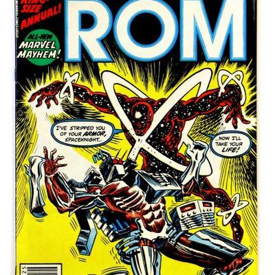 ROM Annual #1 Bronze Age Comic Book 1982 Marvel Comics High Grade