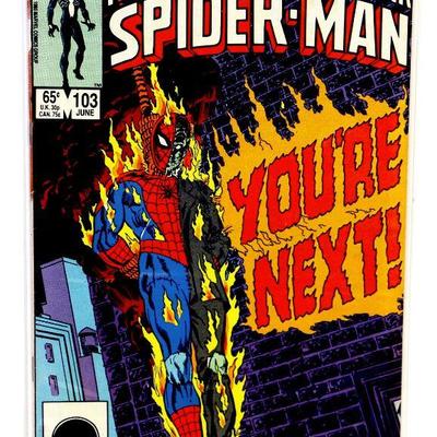 Peter Parker Spectacular SPIDER-MAN #103 Copper Age Comic Book 1985 Marvel Comics