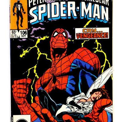 Peter Parker Spectacular SPIDER-MAN #106 Copper Age Comic Book 1985 Marvel Comics