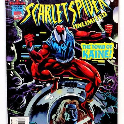 SCARLET SPIDER UNLIMITED #1 High Grade Comic Book 1995 Marvel Comics