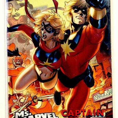 MS MARVEL & CAPTAIN MARVEL Secret Invasion Infiltration 2008 Mravel Comics NM