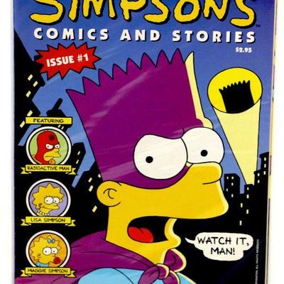 SIMPSONS Comics and Stories #1 Special Edition Factory Sealed/Bagged 1993 Bongo Comics