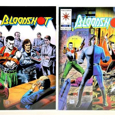 BLOODSHOT #3 #4 #5 Comic Books Set (2020 Movie) 1993 Valiant Comics NM