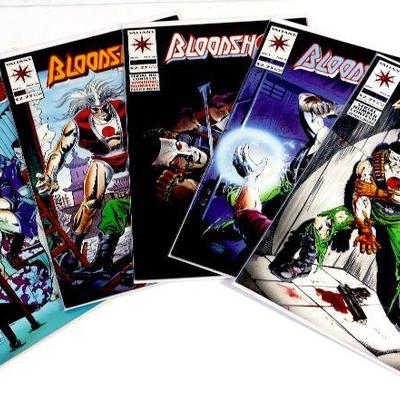 BLOODSHOT #8 #9 #10 #11 #12 Comic Books Set (2020 Movie) 1993/94 Valiant Comics NM