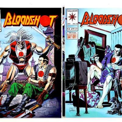 BLOODSHOT #8 #9 #10 #11 #12 Comic Books Set (2020 Movie) 1993/94 Valiant Comics NM