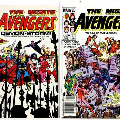 AVENGERS #249 #250 Copper Age Comic Books Set 1984 Marvel Comics VF+