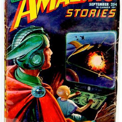 AMAZING STORIES Pulp September 1946 Vol. 20 #6 PULP Magazine Golden Age