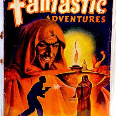 FANTASTIC ADVENTURES Pulp November 1947 Vol. 9 #7 PULP Magazine Golden Age