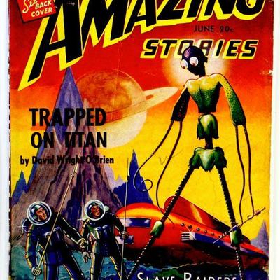 AMAZING STORIES Pulp June 1940 Vol. 14 #6 PULP Magazine Golden Age