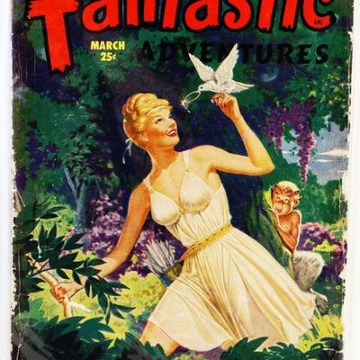 FANTASTIC ADVENTURES Pulp March 1950 Vol. 12 #3 PULP Magazine Golden Age