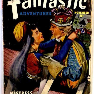 FANTASTIC ADVENTURES Pulp November 1950 Vol. 12 #11 PULP Magazine Golden Age