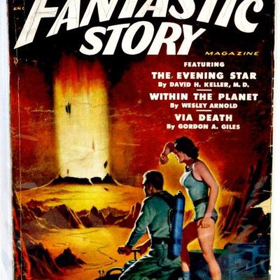 FANTASTIC STORY Magazine Pulp Winter 1952 Vol. 3 #2 PULP Magazine Golden Age