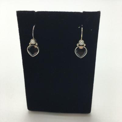 Lot 4 - Five Pairs of Drop Earrings