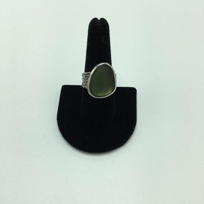 Lot 7 - Three Sterling Rings Sz 9-10
