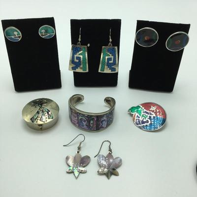 Lot 8 - Mexican Silver Jewelry 