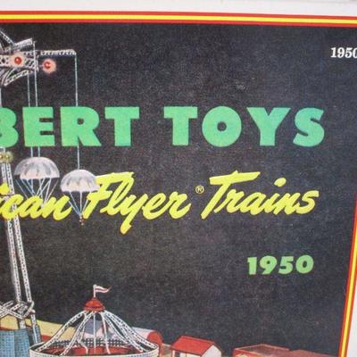 Lot 11 - Gilbert Toys American Flyer Trains Metal Sign