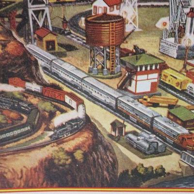 Lot 11 - Gilbert Toys American Flyer Trains Metal Sign
