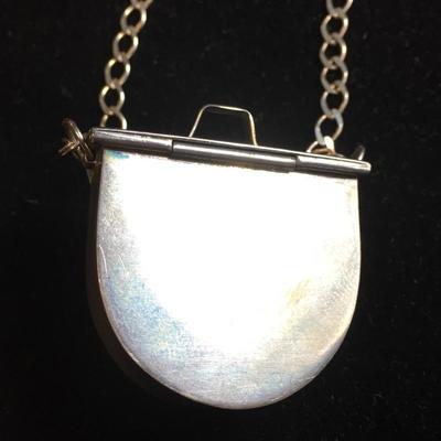 Lot 11 - Sterling Purse and Box Pendants and Necklaces 