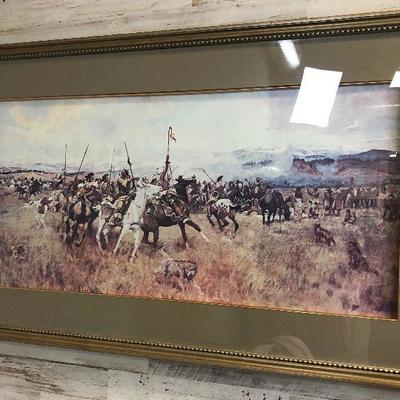 Lot #134 Charles Russel Lewis and Clark Meeting the Flatheads 