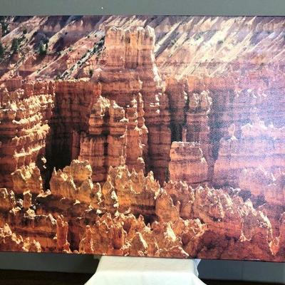 Lot #135 Screen Print on Canvas Bryce Canyon Morning Glow 