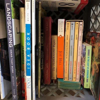Lot #180  Crate of Books