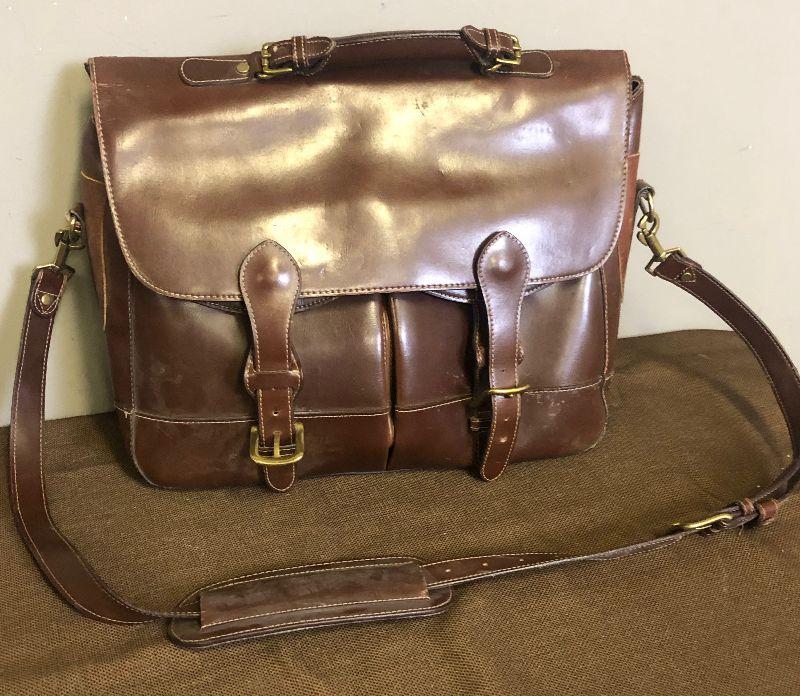 Lot #303 Wilson-Leather: Brown Briefcase | EstateSales.org