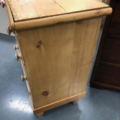 Lot #313 Eastern European Pine Antique Chest of Drawers