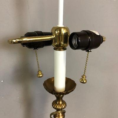 Lot #378 Brass Table Lamp - no Shade