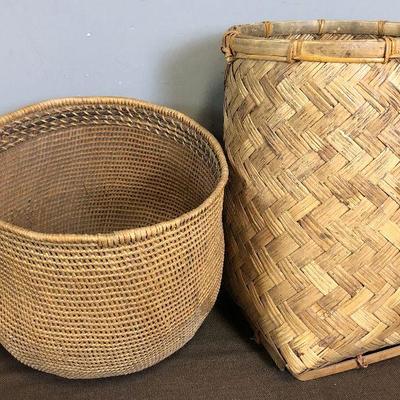 Lot #385 Pair of Vintage Baskets 