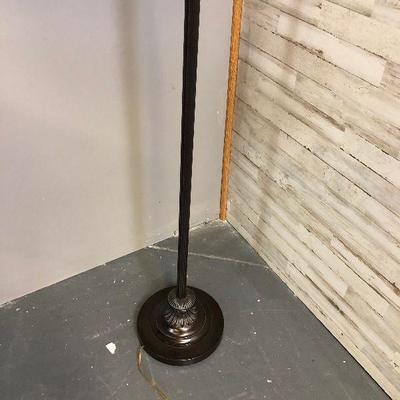 Lot #387 Bronze Floor Lamp