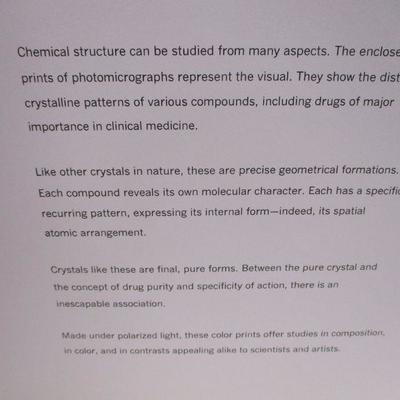 Lot 23 - Photomicrographs - Crystal Gallery Of Medicine Exhibit