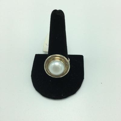 Lot 18 - Amethyst and Pearl Rings, Sz 11