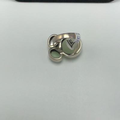 Lot 25 - Glass Bead Necklace And Sterling Ring