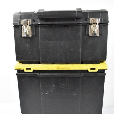 3 Piece Tool Box/Roller Full of Various Tools