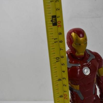 Iron Man Figure & Lego Poke Ball Ornament