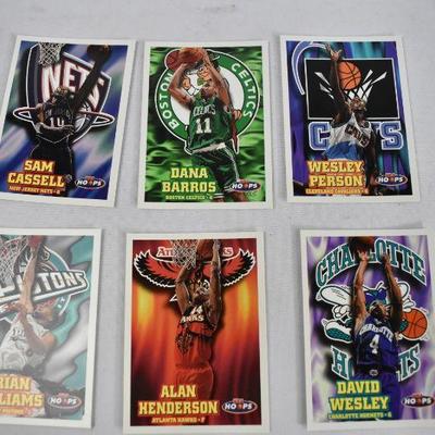 Box of NBA Hoops Basketball Cards ~500