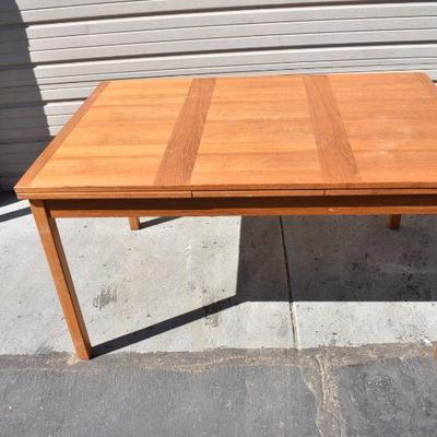 Brown Wooden Table, Expands