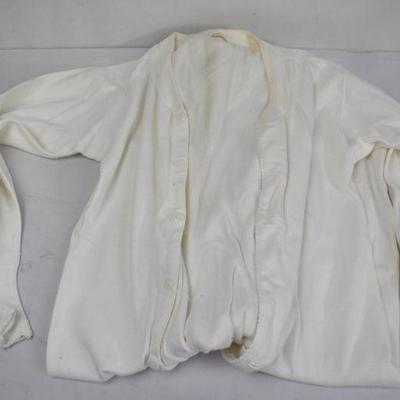 Vintage Cream Long Johns - Needs Cleaning