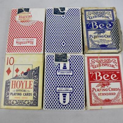 6 Decks of Playing Cards