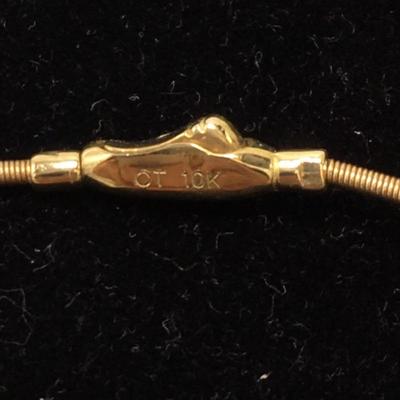 Lot 30 - 10KT and 14KT Gold Necklace & Earrings 