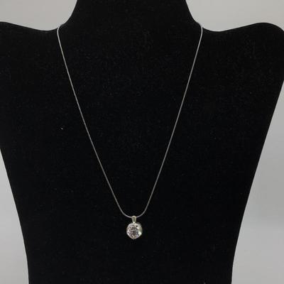 Lot 36 -  New Sterling and CZ Necklace & Ring