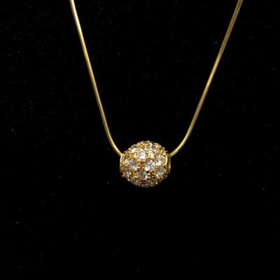 Lot 38 - 14k Gold Necklace & Opal Pendant