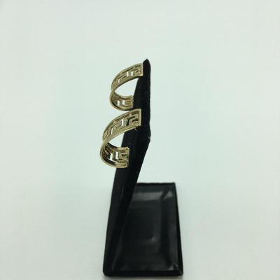 Lot 39 - Four Pair of 14k and 10k Gold Earrings 