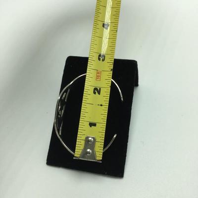 Lot 40 - Necklace, Earrings & Sterling Bracelet