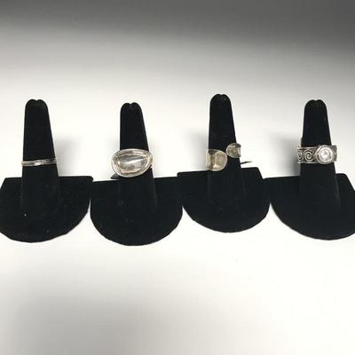 Lot 43 -  Sterling Silpada Rings 
