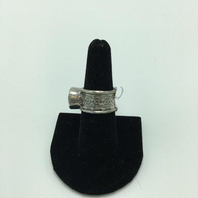 Lot 44 - Silpada Sterling and CZ Necklace & Ring