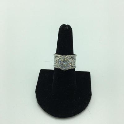 Lot 44 - Silpada Sterling and CZ Necklace & Ring