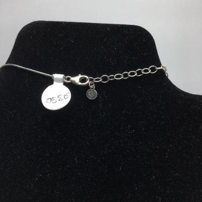 Lot 44 - Silpada Sterling and CZ Necklace & Ring